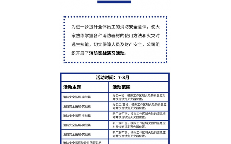 2020年消防拓展系列活动